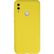 Sepetopia Huawei P Smart 2019 Kılıf Nano Içi Kadife Silikon - Sarı