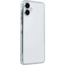 Sepetopia Samsung Galaxy A06 Kılıf Razer Lensli Silikon - Gümüş