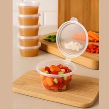 Esranın Dünyası Saklama Kabı Sos 50 Adet 120 ml – 4 Oz Kemik Suyu, Ilik Suyu, Anne Sütü, Sos ve Püre Dondurucu Uyumlu Buzluk Kabı, Sızdırmaz Kapaklı (Bpa Içermez - Kaliteli)