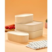 Organix Home 4'lü Saklama Kabı Seti 2x 1100 ml 2x 2400 ml