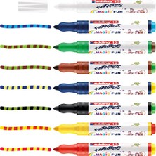 Esranın Dünyası Edding 13 Funtastics Magic Marker Kalem – Renkli – 8 Kalem – Yuvarlak Uç 2 – 4 mm – Çocuklar Için Sihirli Renk Değişimli Renkli Kalemler, Çocuklar Için Hediye Fikri