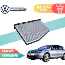 Ozmparts Vw Volkswagen Golf 2007-2012 Model Karbonlu Polen Klima Filtresi