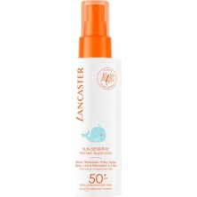 Esranın Dünyası Lancaster Sun Sensitive Kids Water Resistant Milky SPF50+ Çocuk Güneş Sütü Spreyi 150 ml