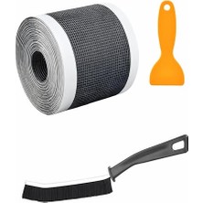 Esranın Dünyası Kyrotech Pvc Lavabo Duşakabin Küvet Süzgeci, 4 Metre Kesilebilir Kendinden Yapışkanlı Saç Toplayıcı File, Gider Tıkanma Önleyici, 5 Kat Uzun Ömürlü, Tahliye Filtresi, Kıl Temizleme Fırçası Hediyeli