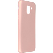 Hobibahçem Galaxy J6 Kılıf First Silikon - Rose Gold