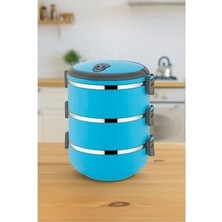 Esranın Dünyası Freshbox 3 Katlı Sızdırmaz Yemek Termosu Sefer Tası 1,8 Lt, Hava Geçirmez, Bpa Içermez, Freshbox (Koyu Pembe)