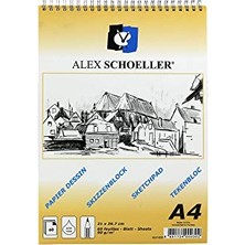 Esranın Dünyası A.ESK.BLK.090.04 Spr.eskiz BLOK.90GR.A4 60 Ypr.dik ALX-820