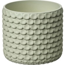 IKEA Glacıärbjörn Beton Saksı, Açık Yeşil, 9 cm