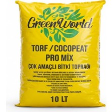 Esranın Dünyası Green World 10 Litre Ithal Çok Amaçlı Bitki Toprağı Torf Cocopeat Ponza Taşı - Kokopit Özel Karışım Saksı Harcı