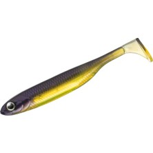 Esranın Dünyası Flash-J Shad  Sw 4" (5 Adet/paket) #115 Purple Weenie/silver Olta
