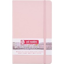 Esranın Dünyası ターレンスジャパン(Talens Japan) Tarens T9314-012M Art Creations Eskiz Defteri, Çizim Defteri, 5,1 x 8,3 Inç (13 x 21 Cm), Pastel Pembe, Kalınlık: 140 G/m2), Ince, Asitsiz Kağıt, 80 Yaprak Ciltli