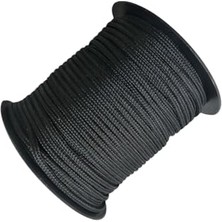 Esranın Dünyası Paracord 2 mm Paraşüt Ipi 10 Metre Siyah Tek Ebat