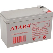 Ataba AT-1290G 12 Volt 9 Amper Jel Akü