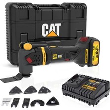 Cat DX41 Akülü Profesyonel Devir Ayarlı Raspalama 18VOLT/4.0AH +14 Adet Aksesuar