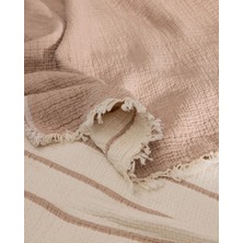 Flamingo Home Collections Orvanel Tek Kişilik %100 Pamuk Yatak Örtüsü - Bej