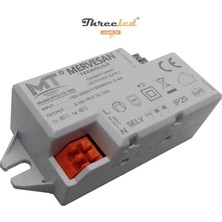 Mervesan 12W 12-24 V Dc IP30 Sabit Akım Korumalı Ac/dc (Smps) LED Drıver/sürücü MTD-12-500İ