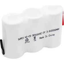 Supex SP2000SC-3Y 3.6V 2000MAH 3'lü Yanyana Şarjlı Süpürge Pili