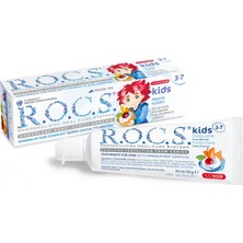 R.O.C.S. Rocs Kids 3-7 Yaş Florürsüz Diş Macunu 35 ml / 45 G 4 Adet