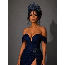 Sabek Bujiteri Diamond Veil Crown Alınlıklı Gelin,kına,nişan,söz,after,bride,party Taç