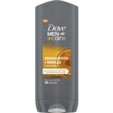 Dove Men +Care Sandalwood + Vanilla Duş Jeli 400 ml