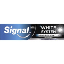 Signal Sıgnal Whıte System Arındırıcı Beyazlık Diş Macunu 75ML 3 Adet