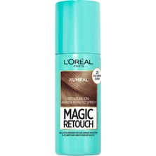 L'oréal Paris Magic Retouch Kumral Beyaz Dipleri Kapatıcı Sprey Anında Geçici Etki Sağlar