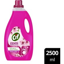 2 Adet Cif Zemin Temizleyici Sakura 2500 ml