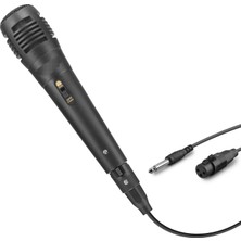 Skygo Electro Master EA1100 Kablolu Dinamik Vokal Mikrofonu 6.35 mm Jack 5 M Siyah