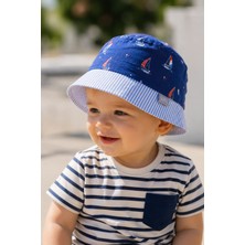 Baby Hola 0-18 Ay 46CM Erkek Çocuk Yazlık Desenli Fötr Şapka Y2303004