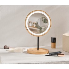 Tchibo LED Makyaj Aynası, Aydınlatma, Ahşap