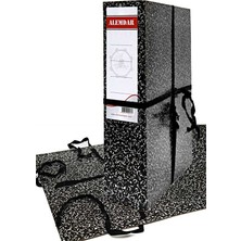  alemdar bağlı klasör ıpli karton geniş dmo 34 cm siyah 25 li (1 koli 25 adet)