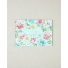 English Home Floral Spirit Cam Kesme Tahtası 25X35 cm Pembe - Mavi