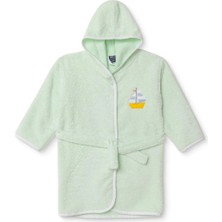 Mollia Erkek Bebek Bornoz Kapüşonlu Long Sleeve