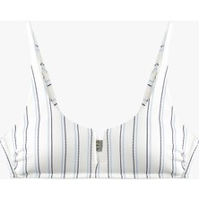 Koton Dokulu Çizgili Bralet Bikini Üstü