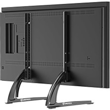 Esranın Dünyası Ayarlanabilir Masaüstü Tv Standı 37-75 Inç Universal Metal Televizyon Ayağı Siyah