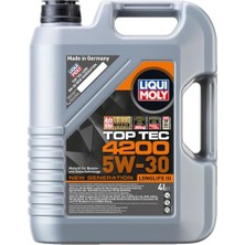 Esranın Dünyası Liqui Moly Top Tec 4200 5W-30 4 Lt Motor Yağı