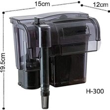 Esranın Dünyası Dolphın H300 Askılı Filtre 360 L/h