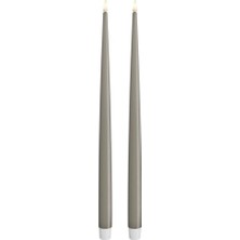 Esranın Dünyası Iç Mekan Alevsiz LED Yemek Mumu - 2'li Set - Gerçek Alevli ™ Teknolojisi - Pille Çalışan Mum (38 Cm, Kum)          [enerji Sınıfı A+]