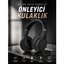 Timion Kulak Üstü Kablosuz Bluetooth Kulaklık Gürültü Önleyici Ayarlanabilir