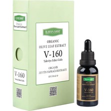İlhan Sarı Organik V-160 Zeytin Yaprağı Ekstraktı 30 ml Takviye Edici Gıda Ürünü