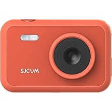 Esranın Dünyası Sjcam Funcam Çocuklar Için Fotoğraf Makinesi ve Kamera 1080P 12MP 2'' Hd Ekran Çerçeveler ve Kok Filtreler Snake ve Tetris Oyunları Otomatik Kapanma Zamanlayıcı Hızlandırılmış Çekim Kırmızı