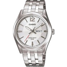 Casio MTP-1335D-7AVDF Erkek Kol Saati Çelik Kordonlu 5 ATM Suya Dayanıklı Fonksiyonel Tasarım