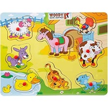 Esranın Dünyası Tahta Raptiyeli Bultak Puzzle 8-9 Parça 3A