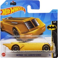 Esranın Dünyası Hot Wheels - Batman: Animasyon Serisi - Batman 5/5 - HKJ76 - Kısa Kart - Dc - Altın Metalik - Mattel 2023