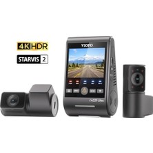 Esranın Dünyası Viofo A229 Ultra 3 Kameralı Araç Kamerası 4K+4K+1080P HDR Gece Görüş ve Geniş Açı Özellikleriyle BMW X5 Uyumlu