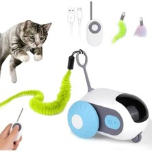 Esranın Dünyası Akıllı Kedi Oyuncağı - Otomatik ve Uzaktan Kumandalı