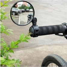Esranın Dünyası Trendyıldızı Geniş Açılı Bisiklet Scooter Aynası Dikiz Ayna Siyah