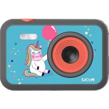 Esranın Dünyası Sjcam Funcam Çocuklar Için Fotoğraf Makinesi ve Kamera 1080P 12MP 2'' Hd Ekran Çerçeveler ve Kok Filtreler Snake ve Tetris Oyunları Otomatik Kapanma Zamanlayıcı Hızlandırılmış Çekim Unicorn