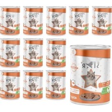 Esranın Dünyası Somonlu Kedi Pate Yaş Mama 400 gr - 12 Adet