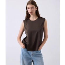 Miss İpekyol Metal Aksesuarlı Bluz IS1260006256074